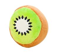 Juguetes para cachorros - Juguetes interactivos de peluche chirriantes para perros | Juguetes chirriantes de felpa para perros | Mordedor de relleno con diseño de frutas para masticar dentición