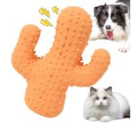 Juguetes para Cachorros para la dentición de Perros pequeños - Juguetes para la dentición del Perro con Forma de Cactus - para Masticar Mascotas para Limpiar los Dientes y Proteger la Salud b