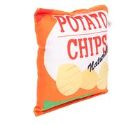 Juguetes para Chips y Papas, Juguetes para Perros Interactivos Pelos de Bocadillo Chillidos Perros Mantenerlos Ocupados de Enriquecimiento Mascotas Pequeñas, Medianas y Grandes (Patata Frita Naranja)