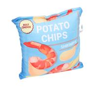 Juguetes para Chips y Papas, Juguetes para Perros Interactivos Pelos de Bocadillo Chillidos Perros Mantenerlos Ocupados de Enriquecimiento Mascotas Pequeñas, Medianas y Grandes (Camarón Fresco Azul)