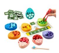 Juguetes para Contar Juego de aprendizaje con pinzas y cuentas