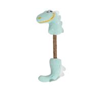 Juguetes para dentición de, para Masticar Gatos - Peluche de Dinosaurio portátil con Hilos para Gatos | Bola para Masticar Mascotas, Entretenimiento Interactivo para Gatos Interiores