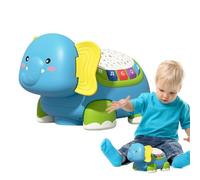 Juguetes para Gatear - Elefante Musical para Gateo de Bebés,Juego Sensorial Educativo Interactivo y Divertido para Desarrollo Infantil en Casa o Guardería para Niños y Niñas