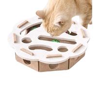 Juguetes para Gatos con Bola - Juego lúdico para Animales domésticos - Laberinto de Fieltro Juguete para Gatos, Uso Interior al Aire Libre, casa, jardín, terraza, balcón y Actividad