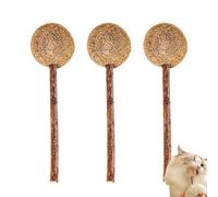 Juguetes para gatos con hierba gatera | Varita natural de limpieza de dientes, juguetes divertidos y seguros para gatos para hospitales veterinarios, hogares, dueños de mascotas, salas de estar