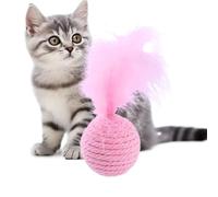 Juguetes para gatos de interior - Pelota de masticar interactiva para mascotas, juguetes de entrenamiento para gatos, juguetes de entrenamiento para hacer ejercicio, perseguir entretenimiento