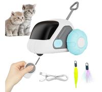 Juguetes para Gatos de Interior - Suministros electrónicos de Control Remoto para Mascotas | Juguete automático para Gatos | pequeños, medianos y Grandes para jardín, hogar, Interior, Exterior
