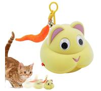 Juguetes Para Gatos Interiores - Ratones Electrónicos Que Se Mueven Solos Juguetes Para Enriquecimiento Felino,Accesorios Eléctricos Móviles Con Luz Para Gatitos Juego De Caza Contra El Aburrimiento S