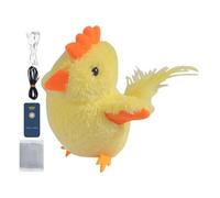 Juguetes para gatos, pájaro revoloteador, juguete para gatos recargable activado al tacto | Juguetes realistas para gatos juguetes de plumas - Divertidos aleteo pájaro contiene hierba gatera p