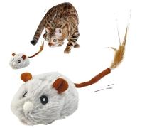 Juguetes Para Gatos,Ratones De Peluche Recargables Para Juegos,Juguetes Interactivos Para Gatos Con Una Rueda Silenciosa | Para Movimiento De Juegos Entretenimiento Entrenamiento Cumpleaños Navidad