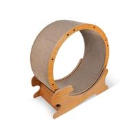 Juguetes para Gatos Tabla rascadora for gatos de papel for el hogar, cinta de correr que puede frenar el rodillo de ejercicio for gatos, tabla de garras silenciosa for gatos, se puede reemplazar Rueda