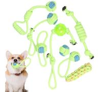 Juguetes para la dentición del Cachorro, Juguete de Pet de algodón - Tug Interactive Tug Dog 8 Piezas - Ejecutivo al Aire Libre en Interiores, Suministros de masticación de remolachas portátiles para