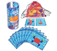 Juguetes Para La Piscina Para Niños - Divertidos Juegos De Entrenamiento De Natación De Buceo | Torpedos Del Tesoro Con Peso Hundido, Kit De Juego Sumergible Activo En Agua | Juego De Anillos