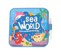 Juguetes para libros con garabatos en el agua - Libro de colorear profesional premium reutilizable sobre el agua con dibujo de bolígrafo Pintura para niños Viajes Niña Niño Cumpleaños de N