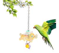 Juguetes para Loros - Suministros Divertidos y Resistentes a Mordidas para Mascotas,Rueda Giratoria de Juguetes para Gorriones,para Interior, Exterior, Jardín, Patio, Inseparables, Cotorras y Cacatúas
