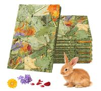 Juguetes para masticar conejos - 15 piezas caramelos naturales con cracker de juguete de heno Timoteo