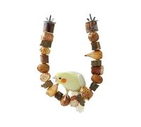 Juguetes para Masticar de Aves,Recortador de Picos - Juguete de Madera para Agapornis Tamaño Pequeño y Mediano - para Salud Bucal de Periquitos Cotorras Nidos Pequeños y Medianos