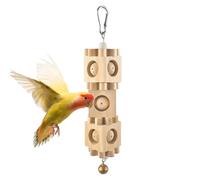 Juguetes Para Masticar Pájaros: Piezas De Multicolores, Ejercicio Duradero Con Pico De Loro, Timbre De Sonido Musical Atractivo, Actividad Estimulante De La Salud Mental | Vibrante Dispositivo