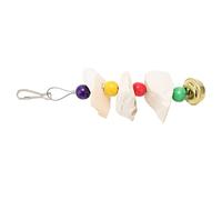 Juguetes para Masticar Pájaros, Suplemento de Calcio para Moler los Dientes, Alivio de la Ansiedad, Juguete para Masticar Hueso de Jibia para Periquitos para Periquitos para Grises Africanos (S)