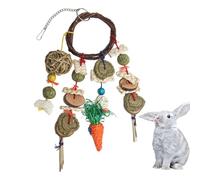 Juguetes para masticar para conejos: juguetes naturales para masticar para conejos para rechinar dientes, palitos de masticar de madera para mascotas | Juguetes seguros para conejitos pe