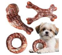 Juguetes para masticar para perros - Hueso para masticar duradero y antihundimiento, material robusto y de alta resistencia, diseño seguro anti-rotura, reducción del aburrimiento y estimulación activa