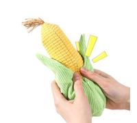 Juguetes para masticar para perros | Peluche dental de maíz para cachorros, juguete de interacción resistente a los masticamientos intensos, higiene oral y estimulación antiapuros
