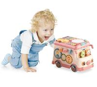 Juguetes para niñas de 1 2 años: Montessori juguetes a partir de 1 año, juguete multifunción para bebés con música/luz/teléfono, regalos de cumpleaños para niñas de 1 2 años