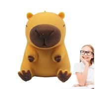 Juguetes para niños, Capybara Rubber Squeeze Model, 2.17x1.77x1.57 pulgadas Desktop Ornament, Elastic Pinching Plaything for Girlfriend Wife Friend Sister Daughter