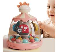 Juguetes para niños - Colorido Empuje y, Juguete Educativo Giratorio con Sonido, Interactivo | promoción de la Fuerza Manual, Juguete Musical, Desarrollo Divertido Entretenimiento en casa