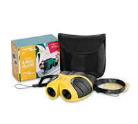 Juguetes Para Niños De 4-5 Años, PrismÁTicos Para Niños, JRD&BS WINL 8x21 Telescopio Compacto Para Vida Silvestre Y Teatro Hunter Zoom ÓPtico Para Niños De 4 A 10 Años(Amarillo)