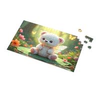 Juguetes para niños de 4 a 6 años, adorable oso de hadas en un jardín mágico, rompecabezas para adultos, rompecabezas de 1500 piezas (500 piezas)