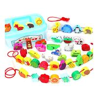 Juguetes para niños de cuentas de madera para niños/niñas entrenamiento cerebral regalos de cumpleaños para juegos de mesa creativos juguetes de entrenamiento para niños