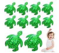 Juguetes para niños, globo de tortuga 10pcs 19.7x15.75x9.8in lindo caricaturas iluminadas al globo de tortuga marina realista regal de animales inflables para suministros de fiestas actividades de ja