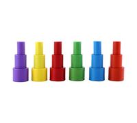 Juguetes para Niños Pequeños, Bloques para Niños Pequeños 1-3 Rompecabezas para 2-4 Bloques de Equilibrio en Forma de Luna de Madera (Blue)