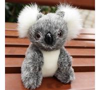 Juguetes para niños pequeños para niñas Lindo peluche simulación koala animales de zoológico regalo koala muñeca infantil 13 cm juguete para niños pequeños (gris, talla única)