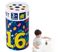 Juguetes para ordenar los colores, juguete interactivo de madera para combinar | Actividades para mejorar la inteligencia - Para niños a partir de 3 años, ideal para escuela, hogar, preescolar, viajes