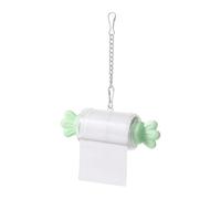 Juguetes para pájaros - Juguetes colgantes de 4.5 x 1.96 pulgadas, juego de cacatúas portátil, diseño de papel de liar, accesorio de masticación de mascotas ABS | ajustable para trituración de