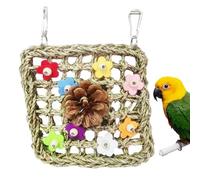 Juguetes para pájaros para periquitos, juguetes de pájaros de colores naturales - Pequeños accesorios para animales para escalada en parque infantil diseño dinámico cautiva esta jaula vivaz