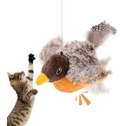 Juguetes para pájaros y Gatos: Juguetes para pájaros Que aletean, burlas Inteligentes para Gatos | Disparador de aleteo Inteligente con Carga USB, Modos de aleteo, pájaro chirriante Recargable pa