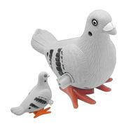 Juguetes para Palomas pequeñas - 10 x 9,5 x 6 cm, Juguete para pájaros de Cuerda | Animal de Cuerda | Juguete de Palomas Tôddler | Gira el Resorte hacia adelante, Movimiento de Salto, Detalles
