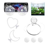 Juguetes para Peces Betta Set de 7 Piezas en Forma de Corazón y Luna