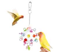 Juguetes para periquitos, juguetes de tortolitos, juguetes coloridos para loros, periquitos, cacatúas, conures, tortolitos, pinzones canarios