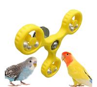 Juguetes para periquitos, molino de viento giratorio | Juguetes para pájaros de compañía, para periquitos, conures calopsitas guacamayos e inseparables juego de masticación y estimulación