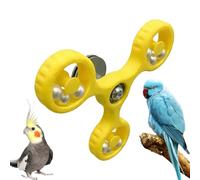 Juguetes para periquitos, molino de viento giratorio para jaula de pájaros, juguetes para Conures - para Enriquecimiento y lucha contra el aburrimiento de los periquitos, calopsitas, inseparables y