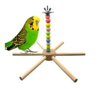 Juguetes para periquitos para el interior de jaula, soporte de enriquecimiento giratorio de 360 grados - Juguetes para guacamayos con swing molino de viento | Para Calopsitas y Canarios Entrenamiento