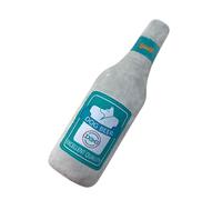 Juguetes para perros chirriantes | Juego interactivo con forma de botella de vino, juguetes para masticar acolchados para cachorros, para cachorros, estimulación mental, actividad física