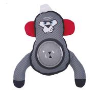Juguetes Para Perros Chirriantes - Juguete De Mascota De Mono De Felpa Interactiva Con Chirrido | Toy De Masticación De Limpieza De Dientes | Trate El Dispensador Para El Juego Y El Entrenamiento De L