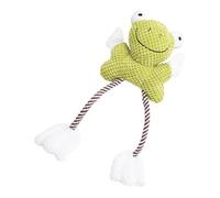 Juguetes Para Perros Con Chirrido Forma de Rana Interactivo con Cuerda de