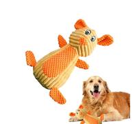 Juguetes para perros con forma de animales,Juguetes para perros chirriantes, Perros Entrenando Y Jugando Con Un Juguete De Peluche Chirriante, interactivos de mordedura de felpa de perro de d