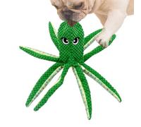 Juguetes Para Perros De Peluche Con Chirrido | Juguete Para Masticar Para Mascotas Con Forma De Pulpo - Muñeca De Dentición Para Cachorros Rellena | Para Alivio del Estrés Juego de Tira y Afloja Entre